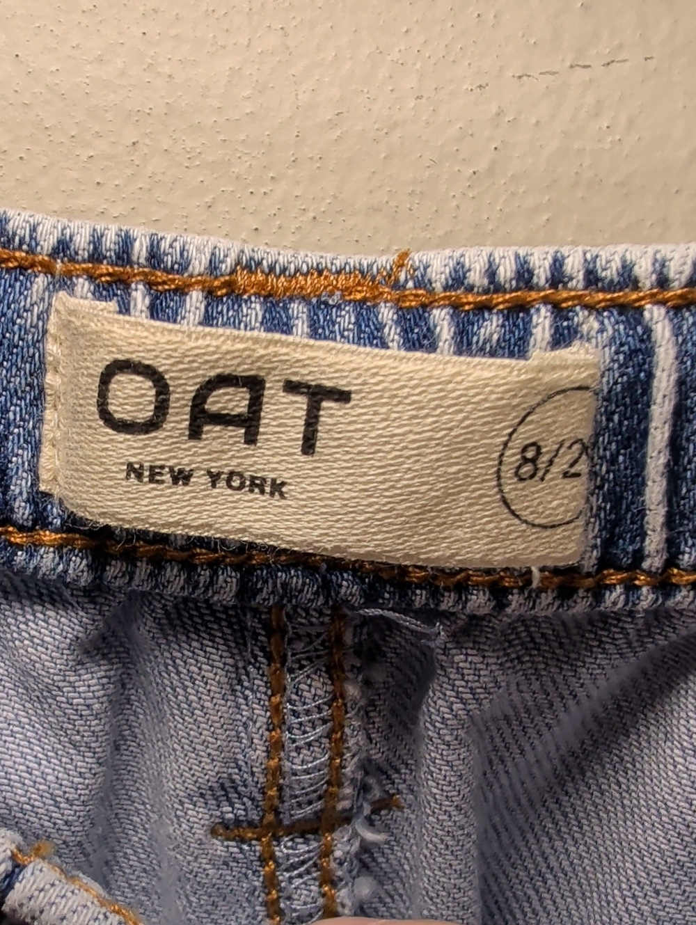OAT New York Cloud Luxe Drawstring Wide-Leg Denim Pants Comfy Women's Size 8 - Picture 2 of 7